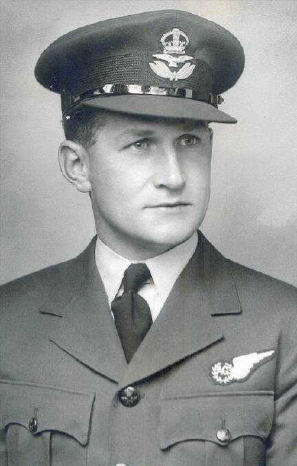 SURVIOR: Frank Falkenmire is still treated as a hero the Dutch town his plane crashed during WWII.