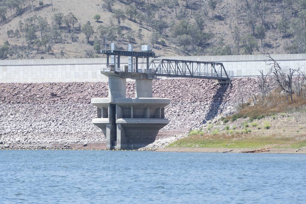 STILL DROPPING: Chaffey Dam is quickly approaching 15 per cent. Photo: Peter Hardin