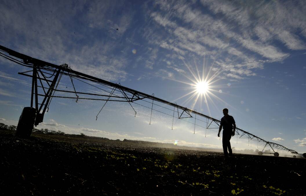 WATER CRISIS: Irrigators will be among the first hit as water resources become increasingly limited. Photo: Jason South