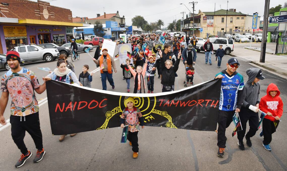 GOOD OUTCOME: The NAIDOC march will go down the same route it has for decades. Photo: Barry Smith
