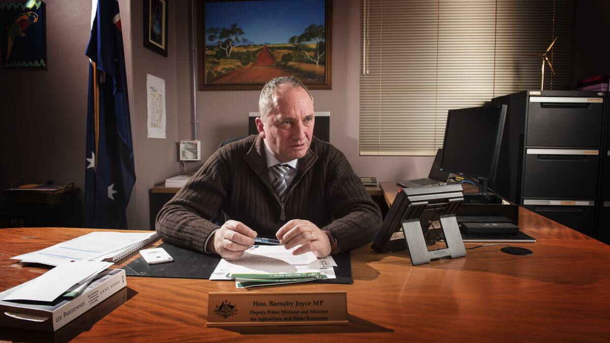 READY TO RUMBLE: The Nationals are already prepared for a by-election if the High Court ruling goes against Barnaby Joyce. Photo: Peter Hardin