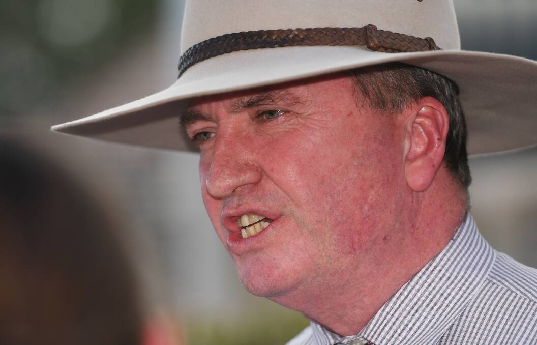 HOSED DOWN: Barnaby Joyce has knocked back suggestions the electorate has been overlooked. Photo: Gareth Gardner