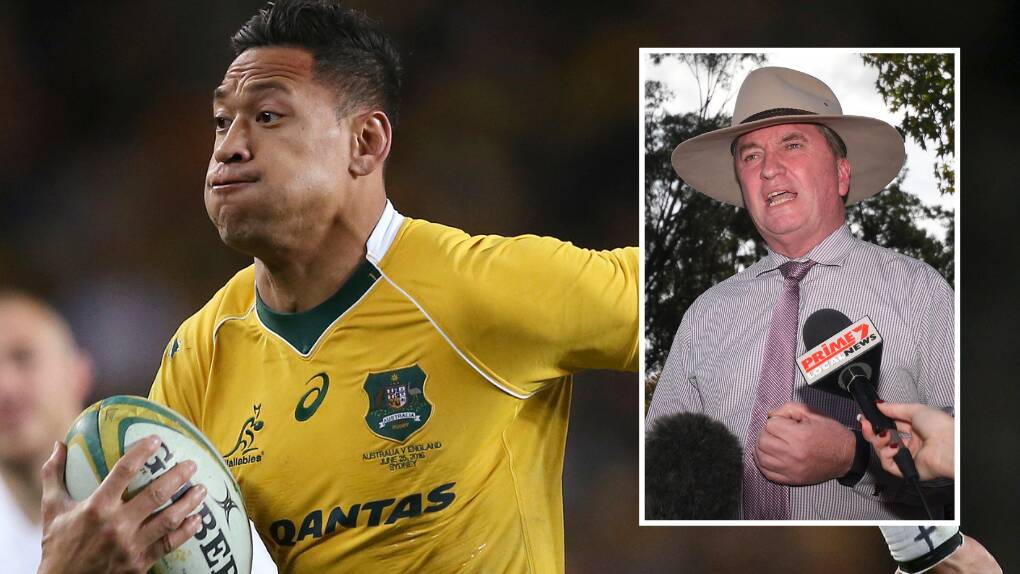 Barnaby Joyce calls for 'Folau's law' to exempt religion from job contracts
