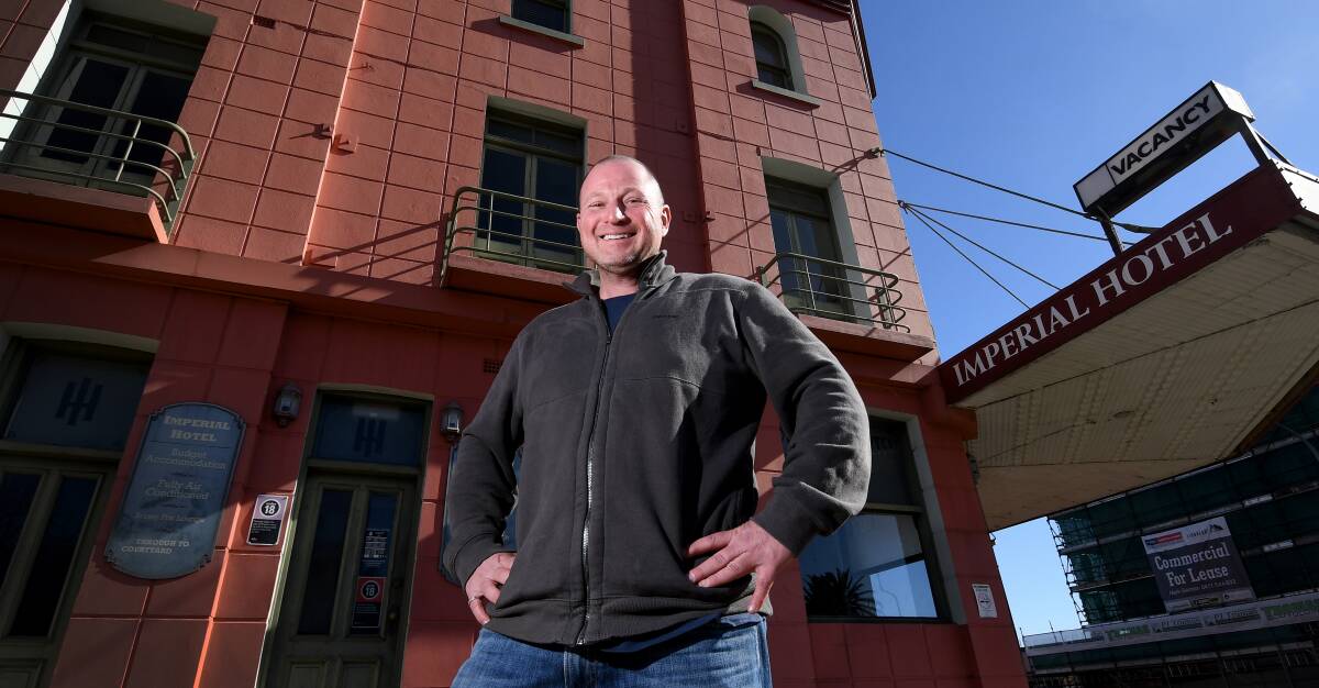 COMING SOON: The Imperial Hotel's new owner Micheal Foxman has vision to breath new life in to one of Tamworth's oldest buildings. Photo: Gareth Gardner