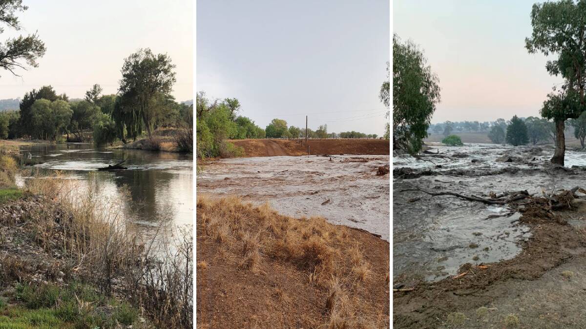 BLOODY MAGIC: Waterways across the region including the Macdonald River and Dungowan Creek, roared back to life after scattered shower. 