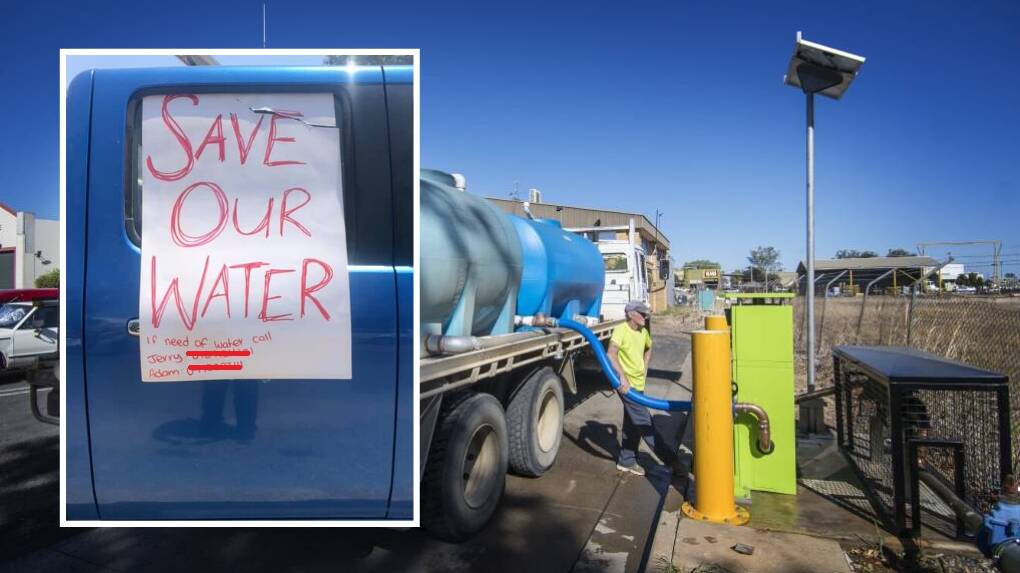 Why Manilla residents are blocking the town's bulk water filling station