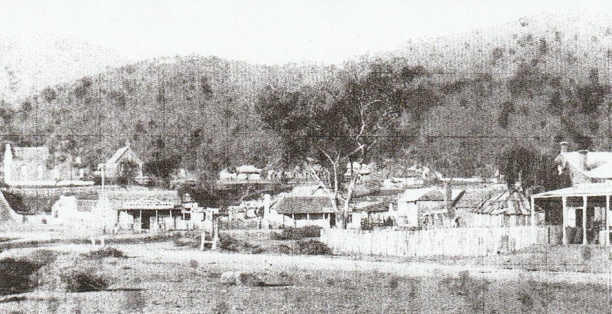 Way back when: This is a photograph showing the area in 1870. Photo: Supplied