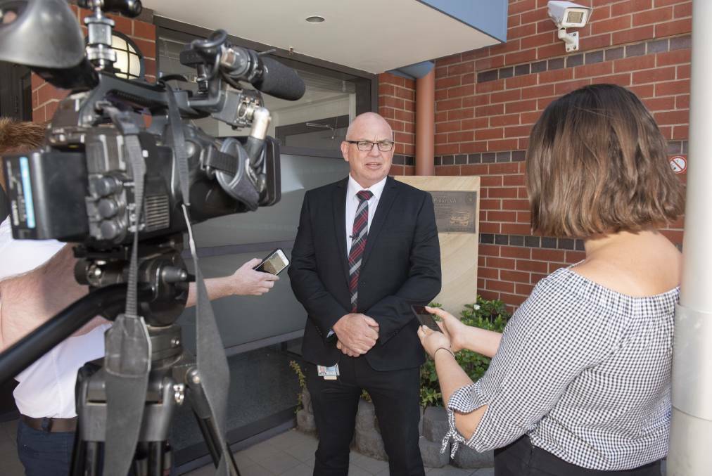 'It's disgusting': Oxley Detective Acting Inspector Jason Darcy said the man will front court in June on several charges. Photo: Peter Hardin