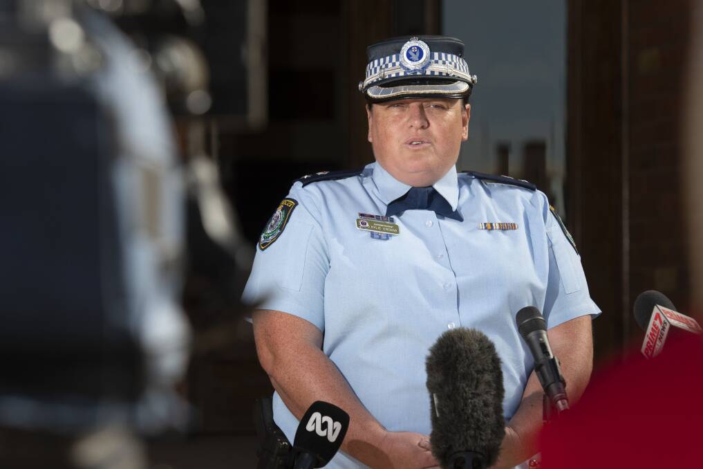 Cop crackdown: Oxley Superintendent Kylie Endemi said the man's excuses didn't stack up so he was arrested in Narrabri. Photo: Peter Hardin 270420PHA063