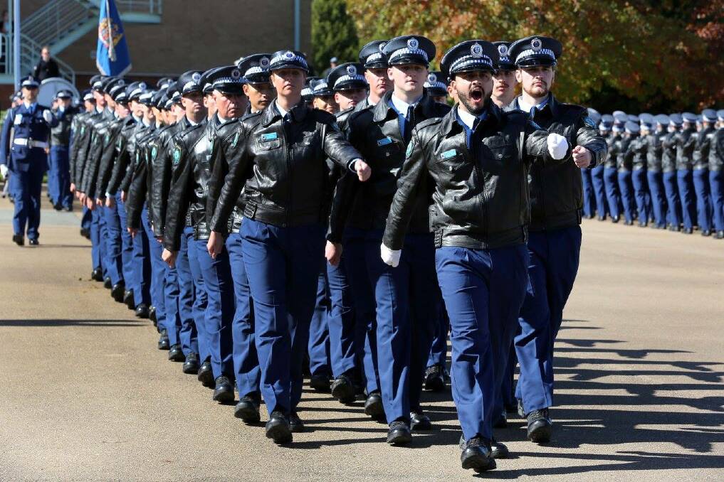 New recruits: Five new police officers will be deployed to both the Oxley and New England Police Districts. Photo: File