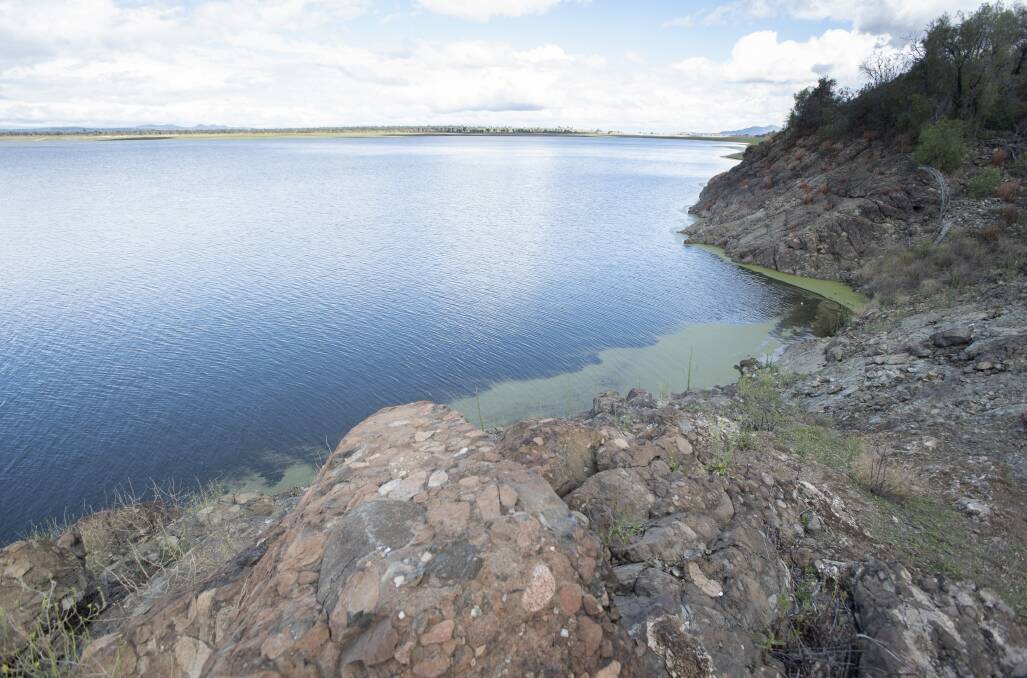 ALERT LIFTED: Keepit Dam in November. An algae alert put in place in October has now been lifted. Photo: Peter Hardin