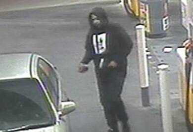 Can you help: The men were spotted at a nearby Tamworth petrol station. Photo: Oxley Police