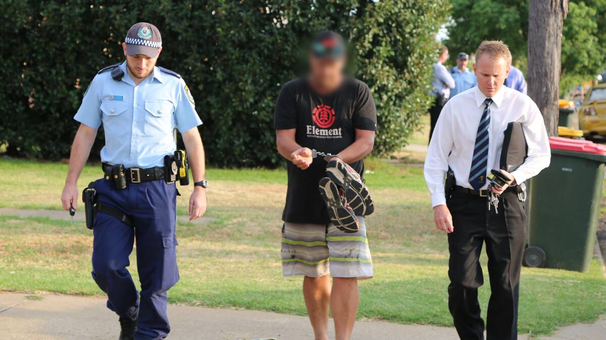 Stretched resources: An Oxley detective working on a lengthy drug investigation that targeted OMCG members and associates in Tamworth in 2015.