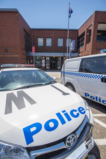 Charges laid: Tamworth police seized the sword and a knife during the arrest.