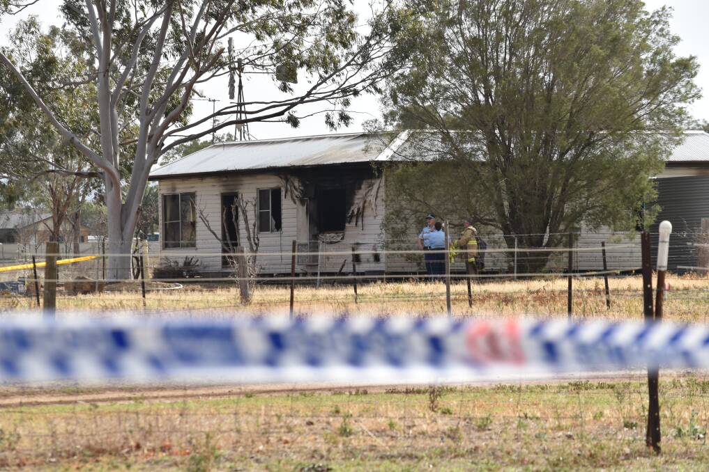 In custody: Richard George Sands stands accused of four charges after the October 17 housefire in Hillvue, Tamworth, last year. Photo: Ben Jaffrey