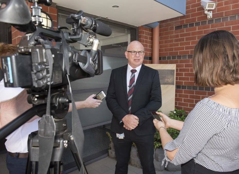 Charges laid: Oxley Detective Inspector Jason Darcy said more arrested are expected as part of the Tamworth strike force.