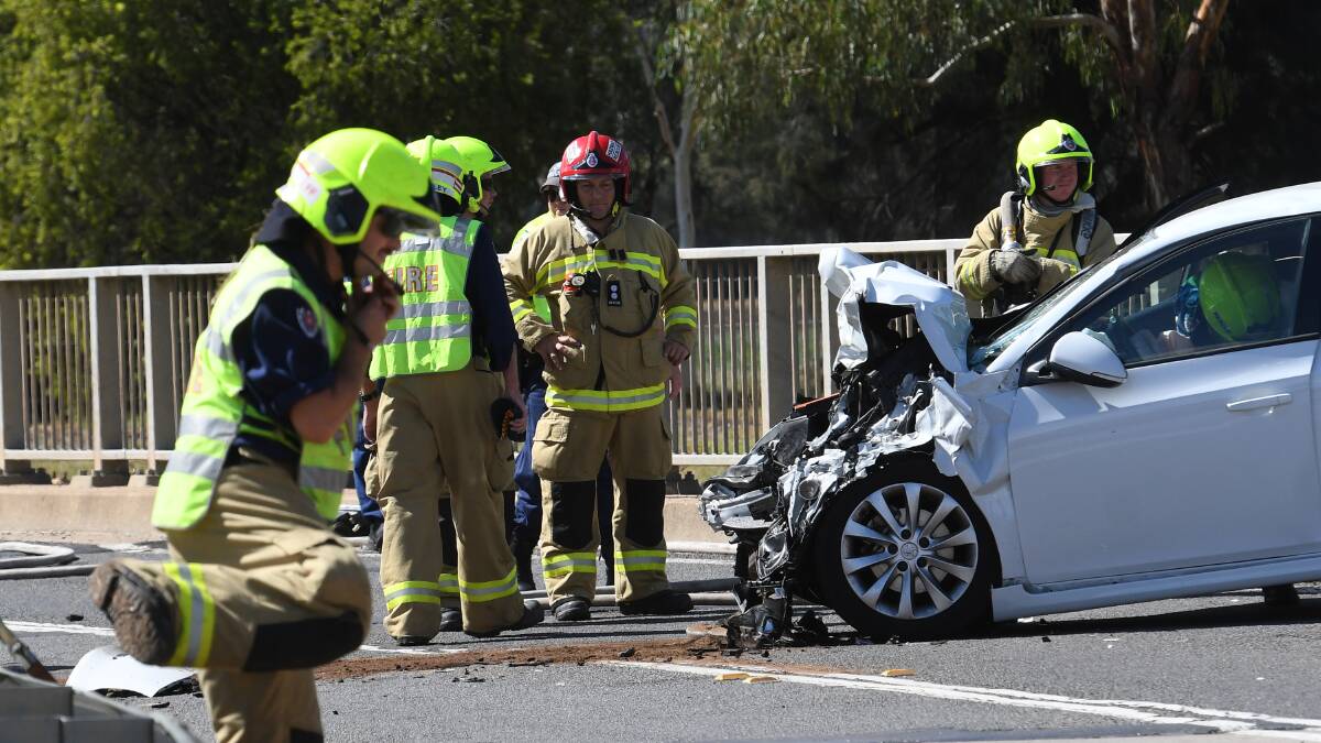 The crash is still under investigation and no charges have been laid. Photos: Gareth Gardner