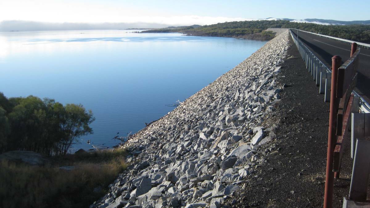 Copeton Dam, here in its former glory, is now at 13 per cent with record low rainfall and inflows in the past two years.