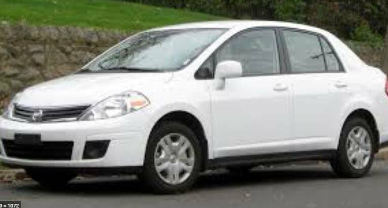 On the run: A similar make and model to the Nissan Tiida that was stolen from South Tamworth. Photo: Supplied by Oxley police