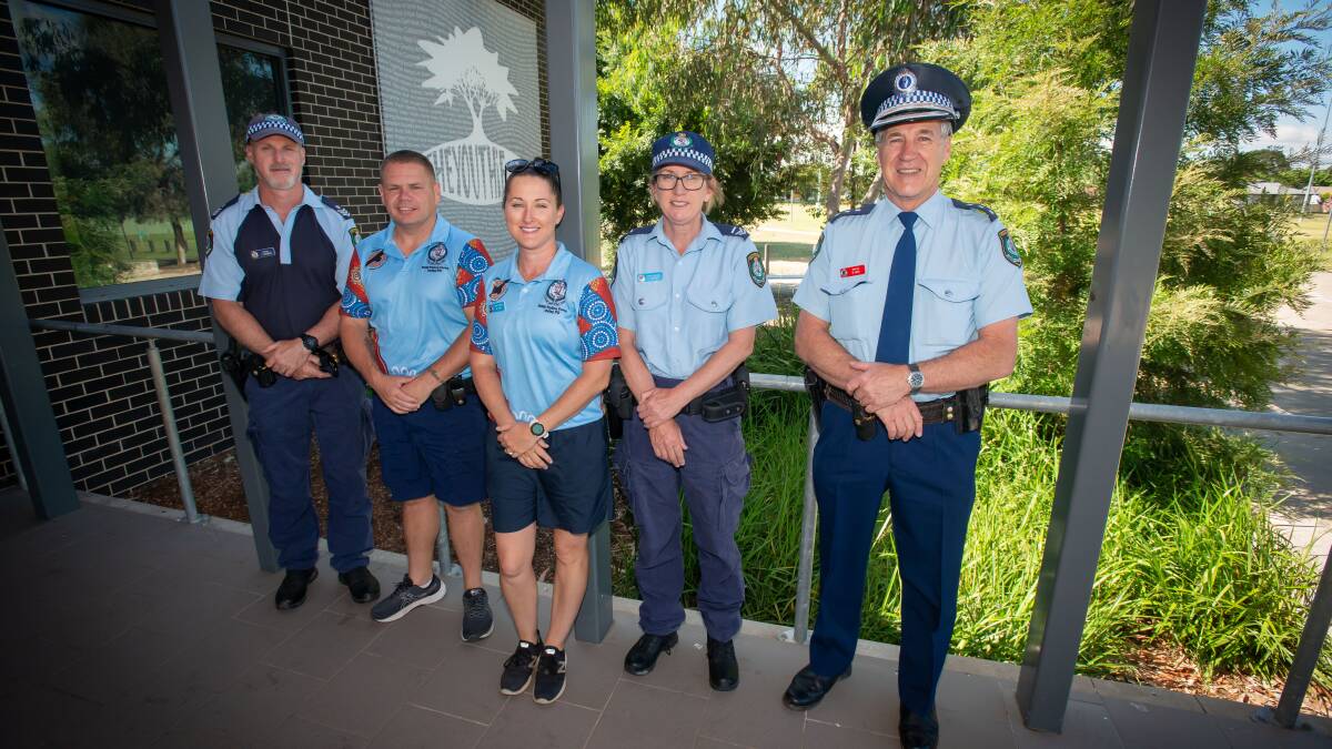 The Oxley police crime management unit, youth command and senior officers are driving the event at the Youthie. Picture by Peter Hardin