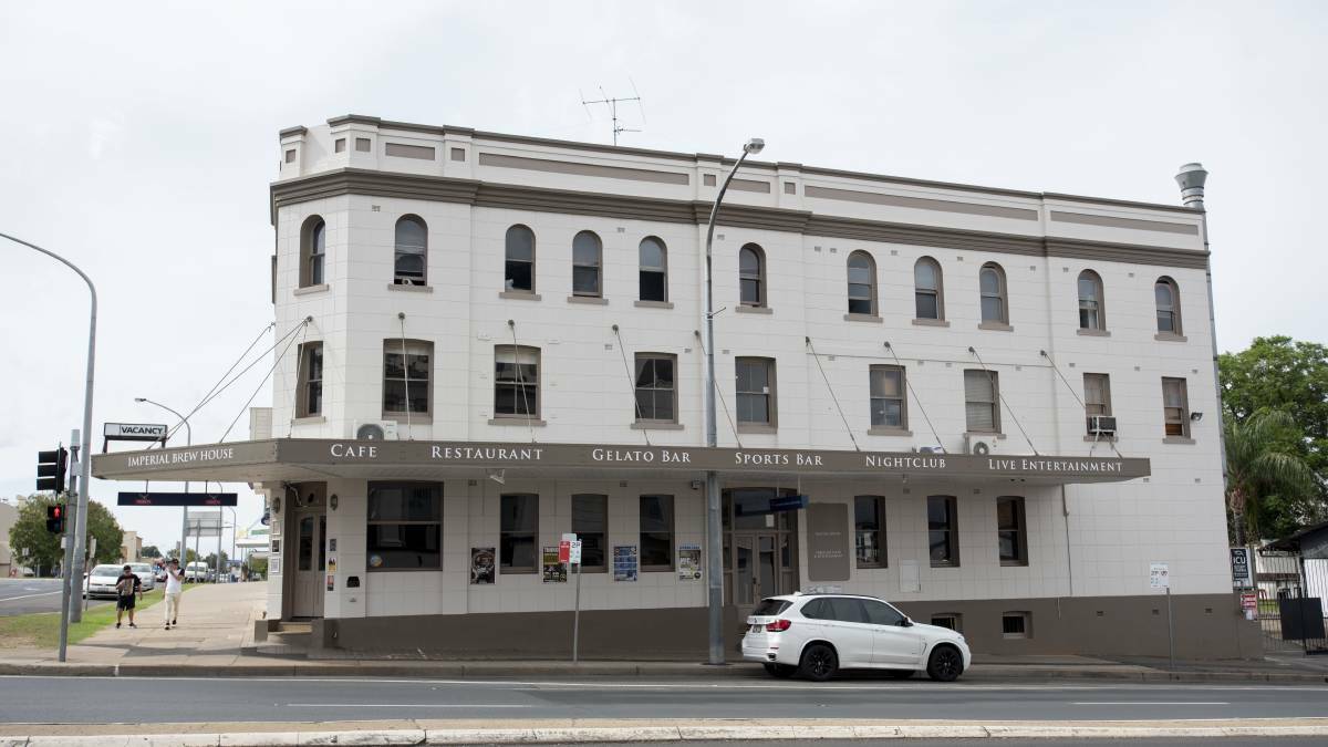 Scene of crime: Sophie Langenbaker admitted to taking part in the supply of MDMA at the Imperial Hotel in Tamworth, late last year.