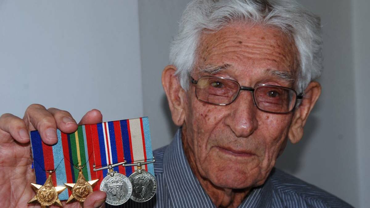 MOVING MEMORIES: Les Chillingworth from West Tamworth has a lifelong list of tales from the trenches – and of mateship.