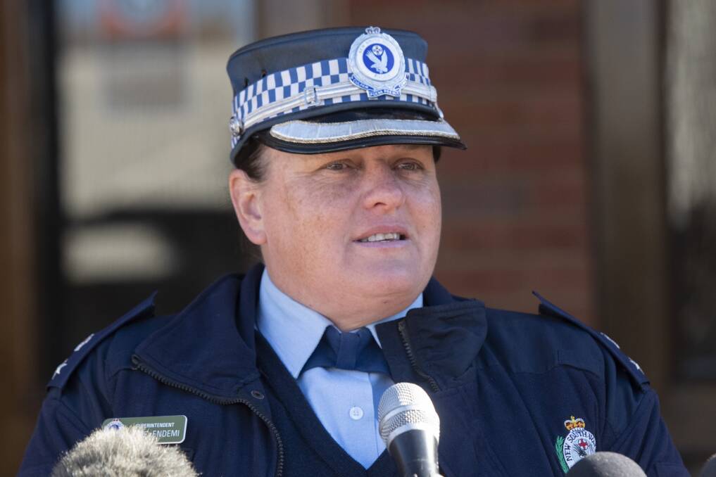 Police move: Oxley Superintendent Kylie Endemi said officers recovered a large amount of suspected stolen property on Thursday night. Photo: Peter Hardin