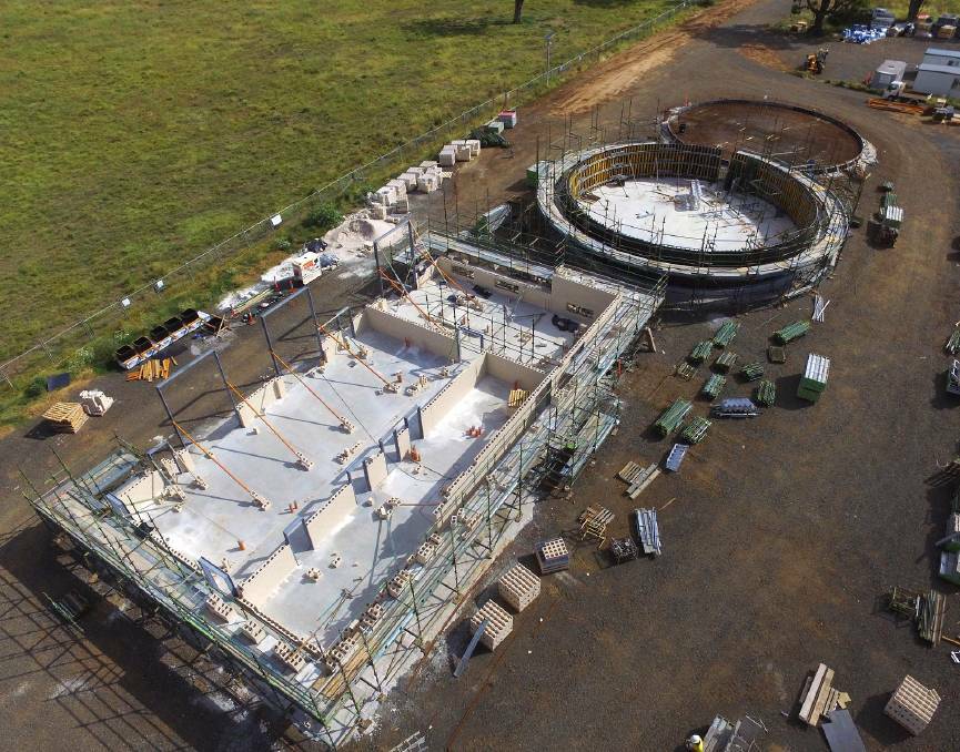 The water treatment plant is being built on Kelvin Road out of Gunnedah. Picture supplied from file