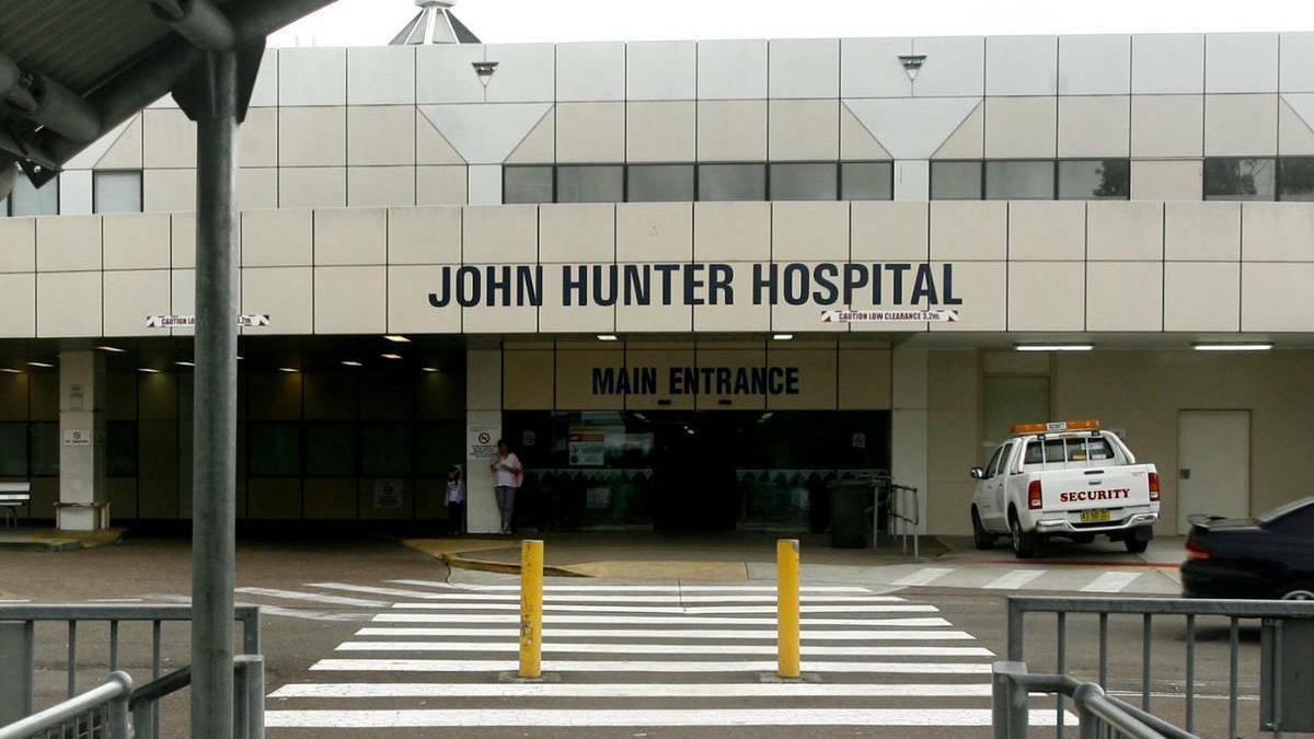 Critical: The woman remained in John Hunter Hospital on Monday night and was listed in a critical condition.