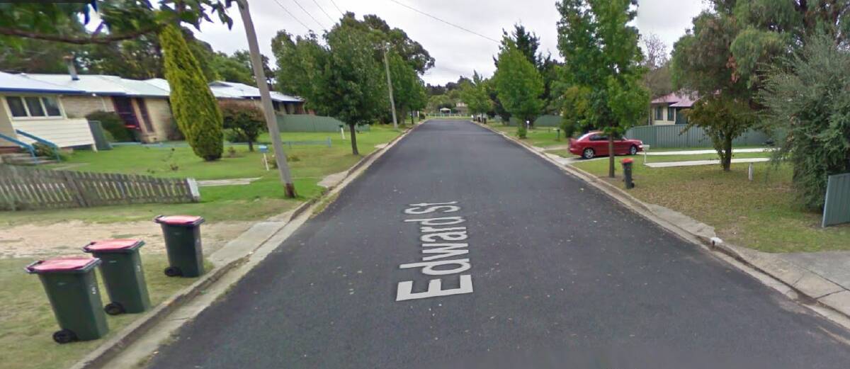 Crime scene: The couple were bashed in their Edward Street home in Armidale in front of their children, on Monday morning. Image: Google