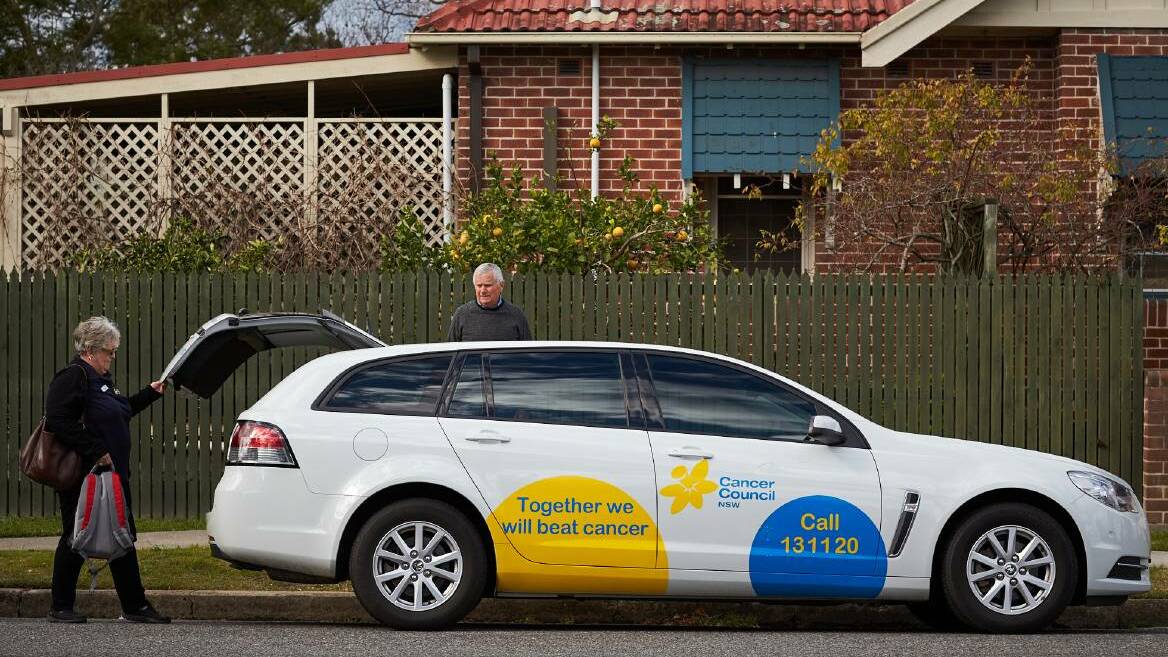 Thank you to the volunteers: Many local cancer patients rely on community volunteers for help and transport to treatment. Photo: Cancer Council NSW