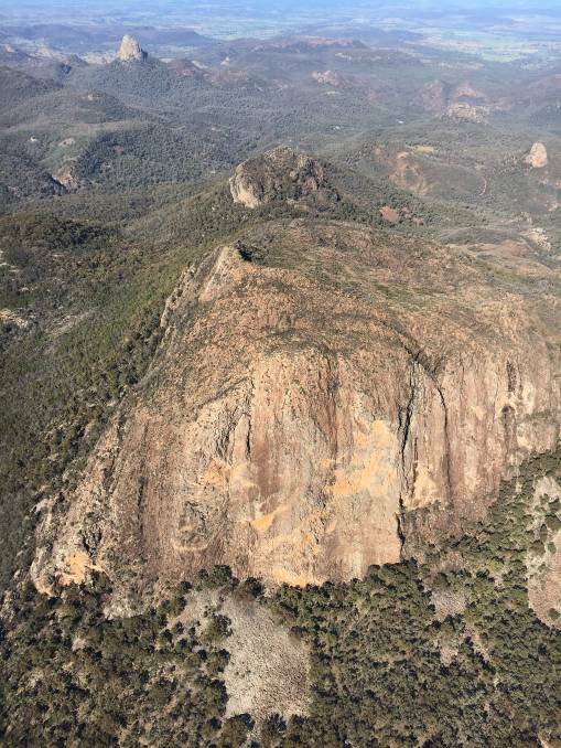 Rescue mission: The Warrumbungle National Park. Photo: Westpac Rescue Helicopter, file