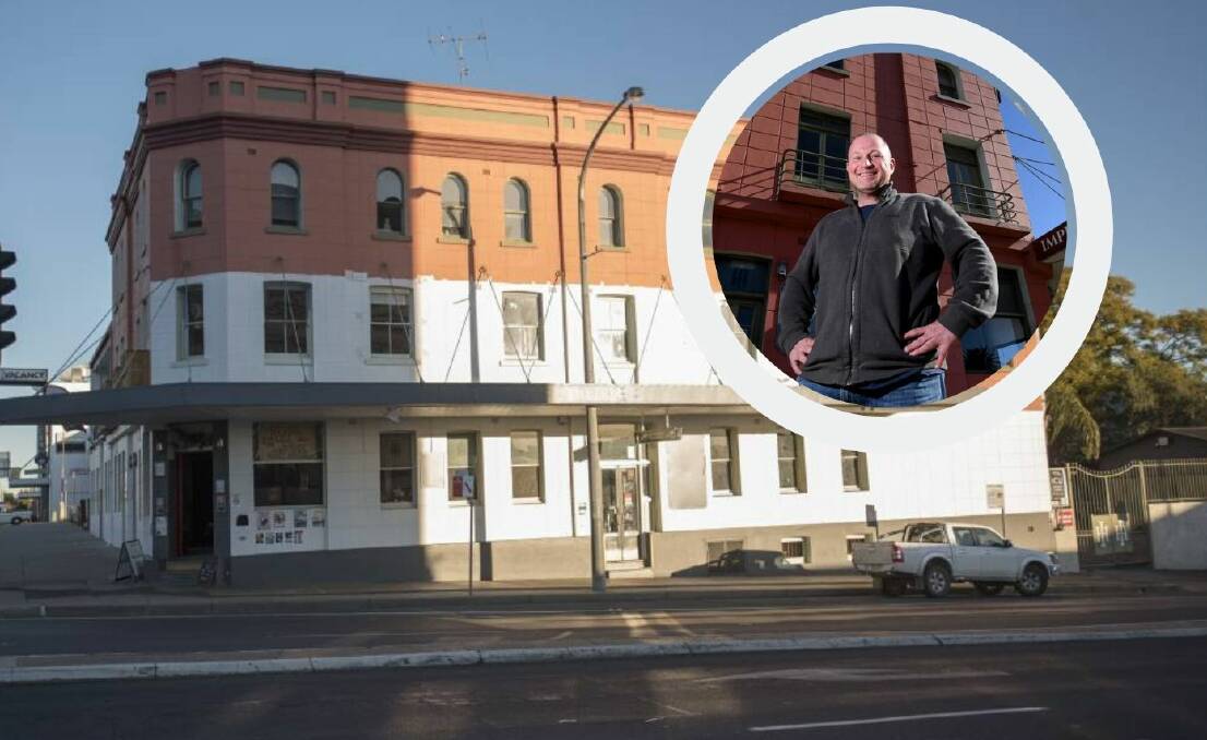 Warning issued: Michael Foxman, pictured here in 2018, is the owner of the Imperial Hotel in Tamworth. Photos: Gareth Gardner, Peter Hardin