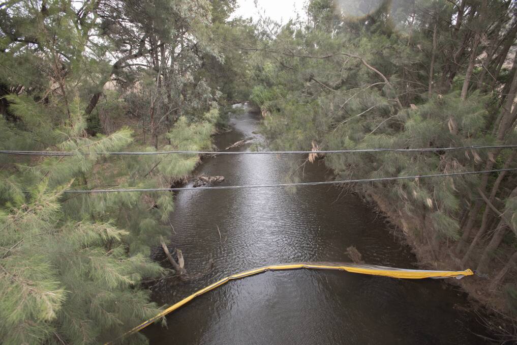 Water prices: The state government-built weir at Dungowan. Photo: Peter Hardin