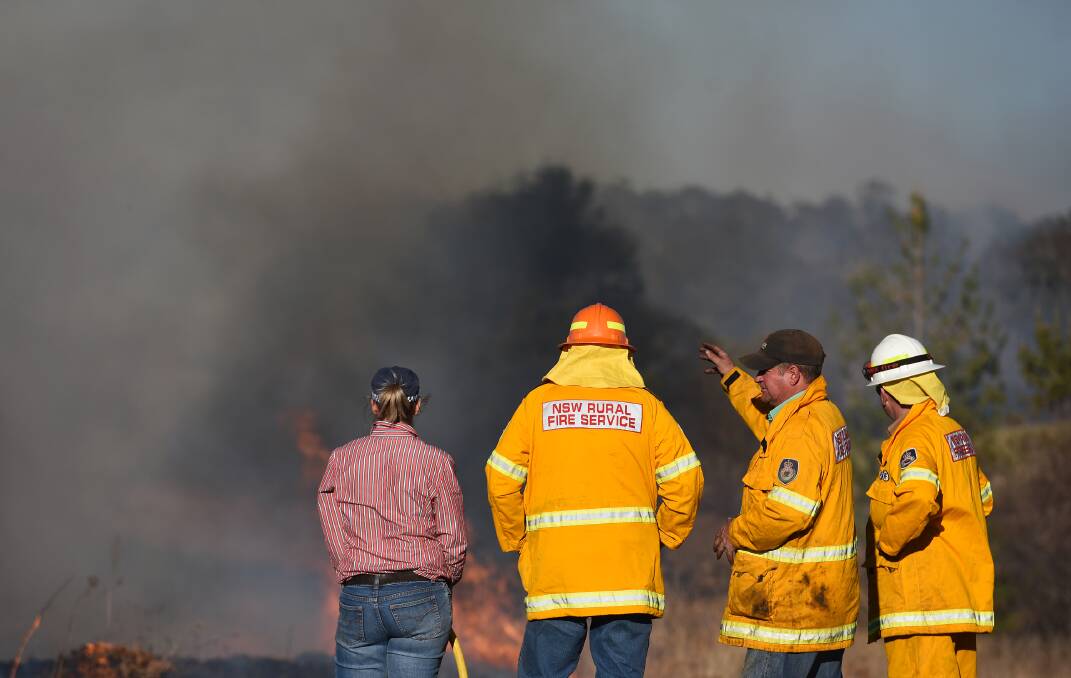 The RFS has issued a total fire ban for parts of the region with extreme conditions expected on Friday. Picture from file