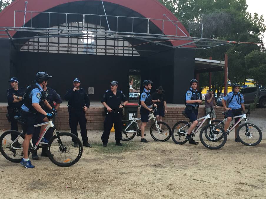 A long list of officers are on patrol for the 10-day festival in Tamworth.