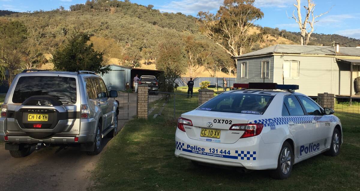 Police raid: Oxley detectives and officers from the Oxley Target Action Group executed search warrants in Woolomin and East Tamworth. Photo: Breanna Chillingworth