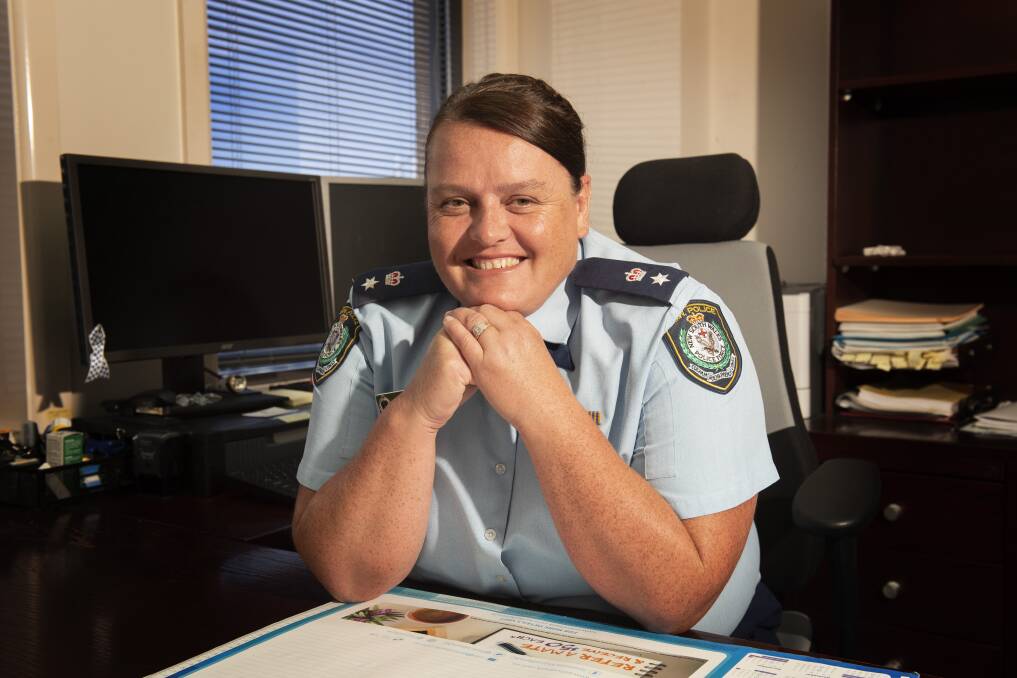 Head of the force: Tamworth's Superintendent Kylie Endemi has taken the reins of the Oxley Police District. Photo: Peter Hardin 020320PHB048