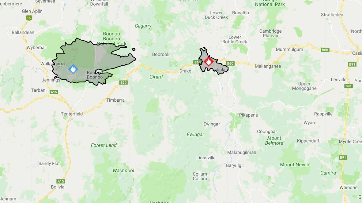 Firefighters keep Tabulam fire east of Bruxner Highway | Update