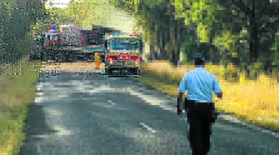 Inquest: The crash scene on Thunderbolts Way near Uralla on June 14, 2016. Photo: Fairfax Media