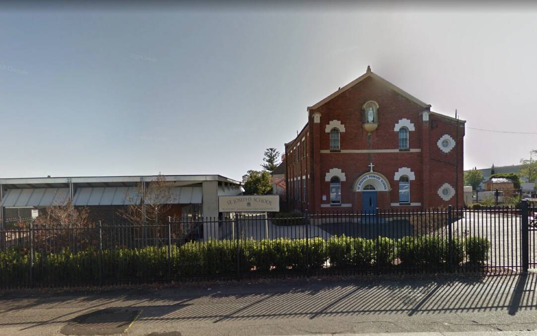 Drugs seized: St Joseph's Catholic School in West Tamworth. Photo: Google