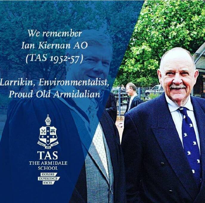 Tributes flow for TAS old boy and clean-up giant Ian Kiernan