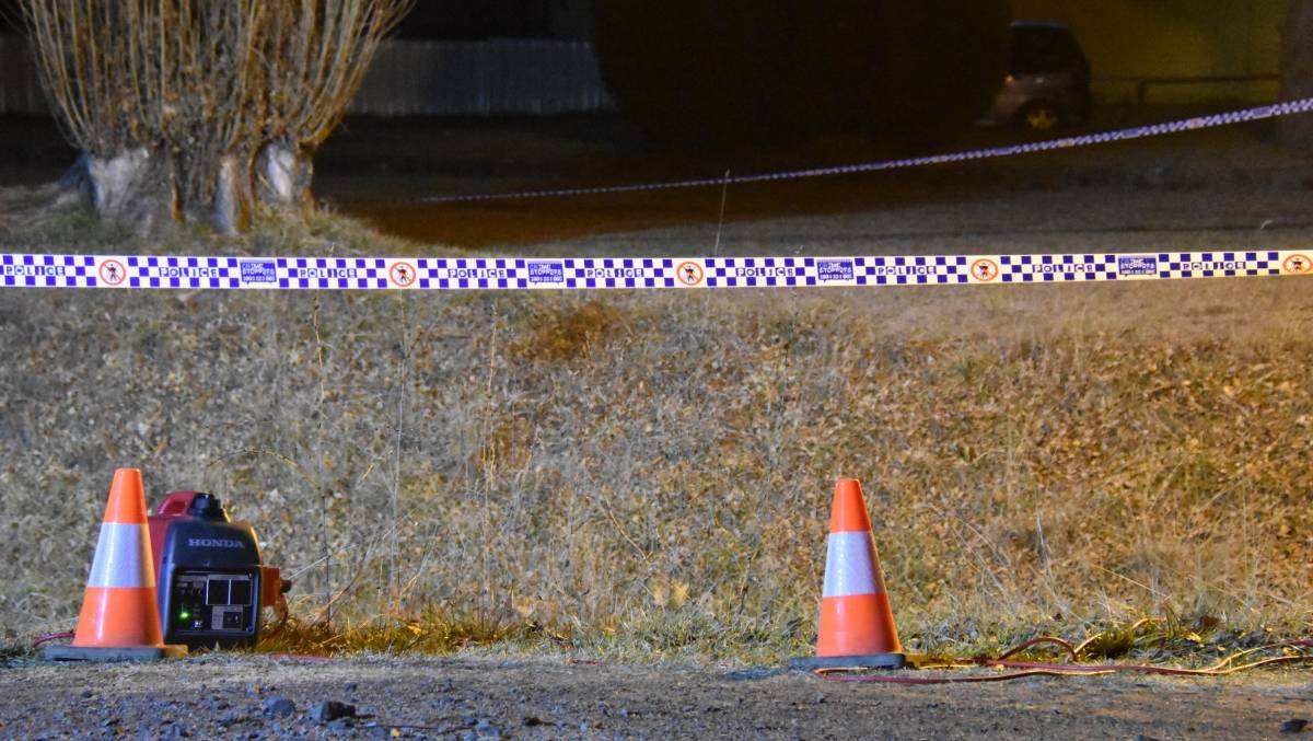 TRAGEDY: Police said initial investigations suggest the death of a 44-year-old man is not suspicious. Photos: Andrew Messenger