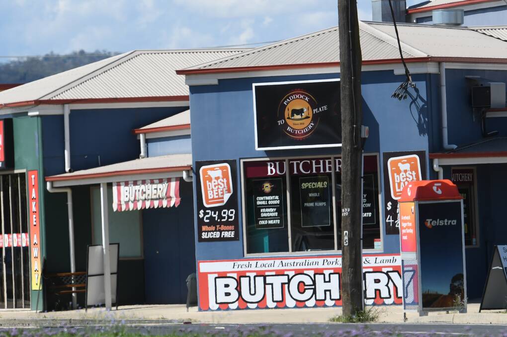 Charged: Jason Cook is accused of breaking into the Goonoo Goonoo Road butcher. He's alleged to have stolen a Rural Aid charity tin with an unknown amount of money inside. Photo: Gareth Gardner