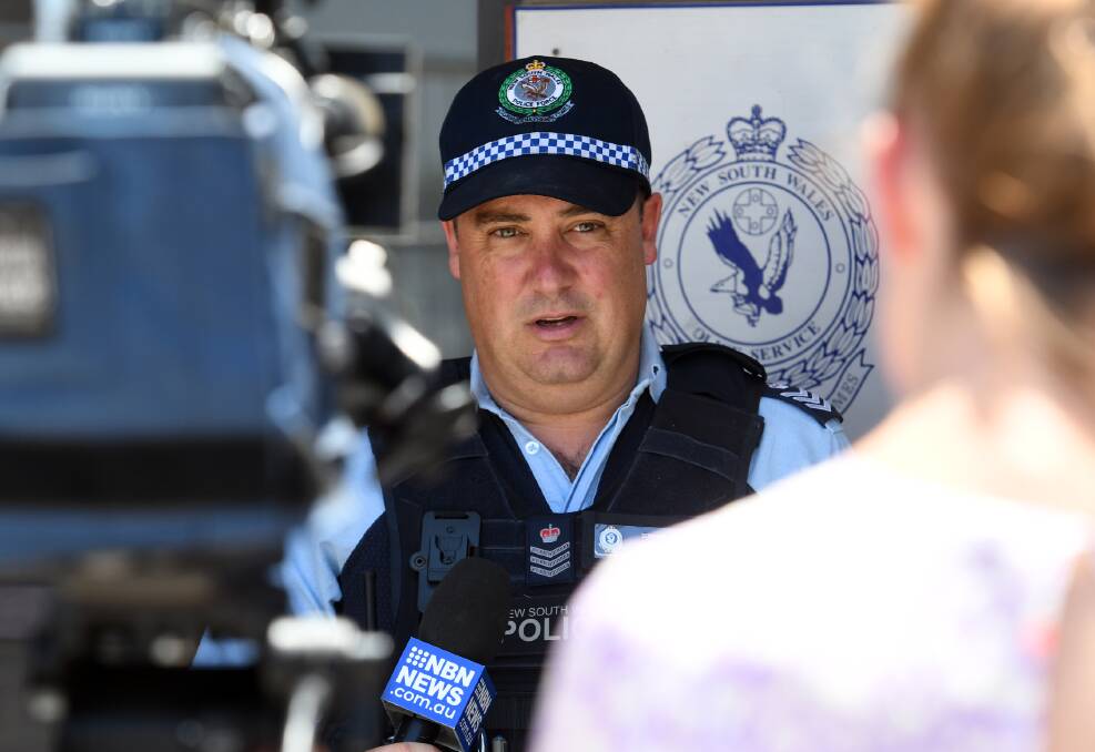 On patrol: Highway Patrol Acting Senior Sergeant Michael Buko said more officers would be on the roads as new laws were set to come into effect. Photo: Gareth Gardner
