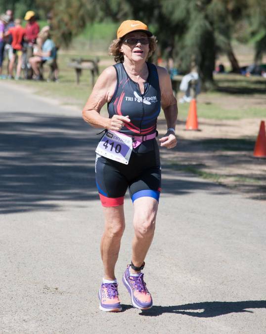  Keen triathlete: Judy Johnstone was training for the world championships before the accident where she suffered serious injuries. Photo: Supplied