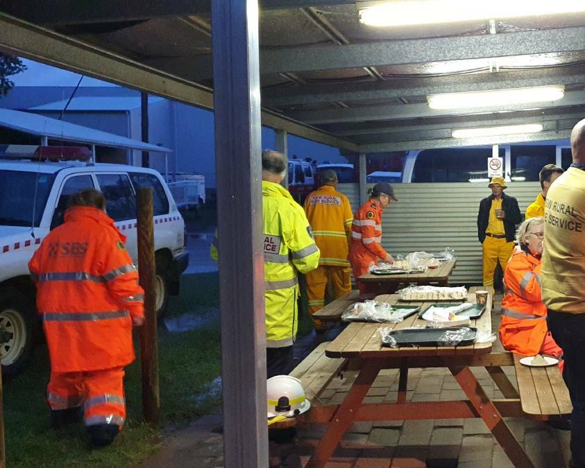 Emergency call out: The SES and other emergency services have had more than 150 call outs for help after Wednesday night's storms in Tamworth and Armidale. Photo: SES