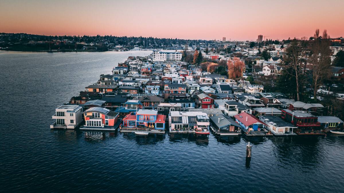 Visit the iconic floating home in the film, along the water's edge. PIC: Rudy Willingham 