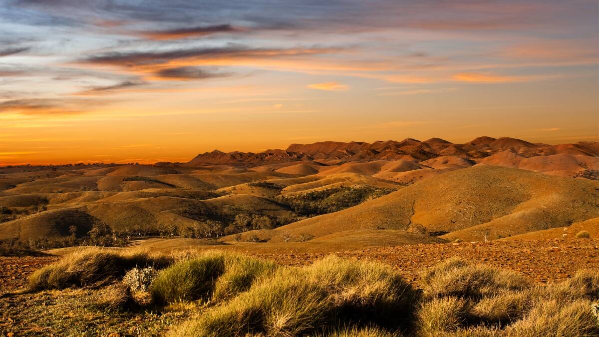 The Flinders Ranges offer the most incredible palette of colours for the eyes to feast on.