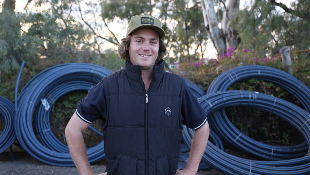 Pump and Irrigation Specialist Ryan Hunt is one of scores of skilled youth who will continue to advance the rural sector into the future. Photo: Georgina Poole